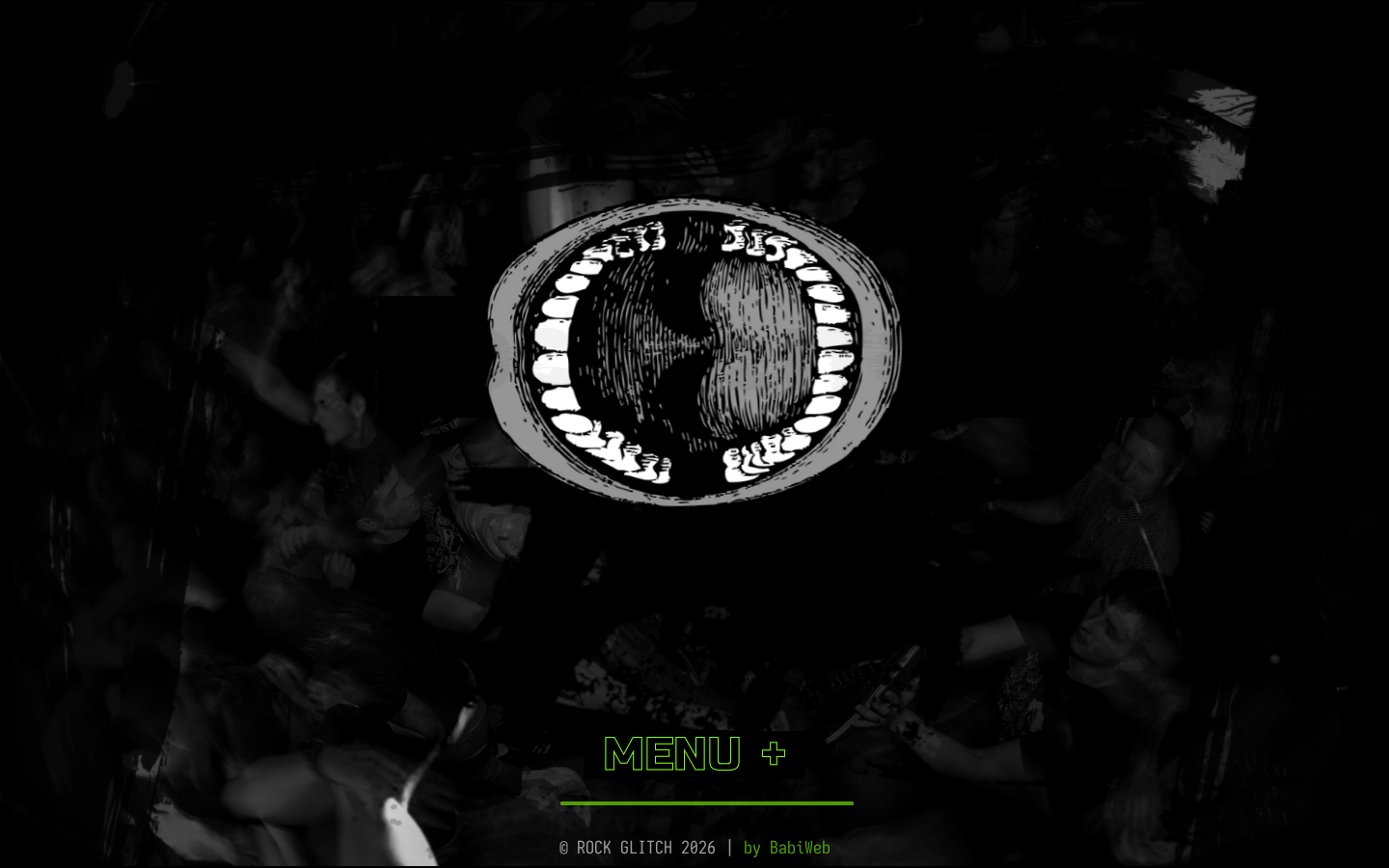 ROCK GLITCH template preview