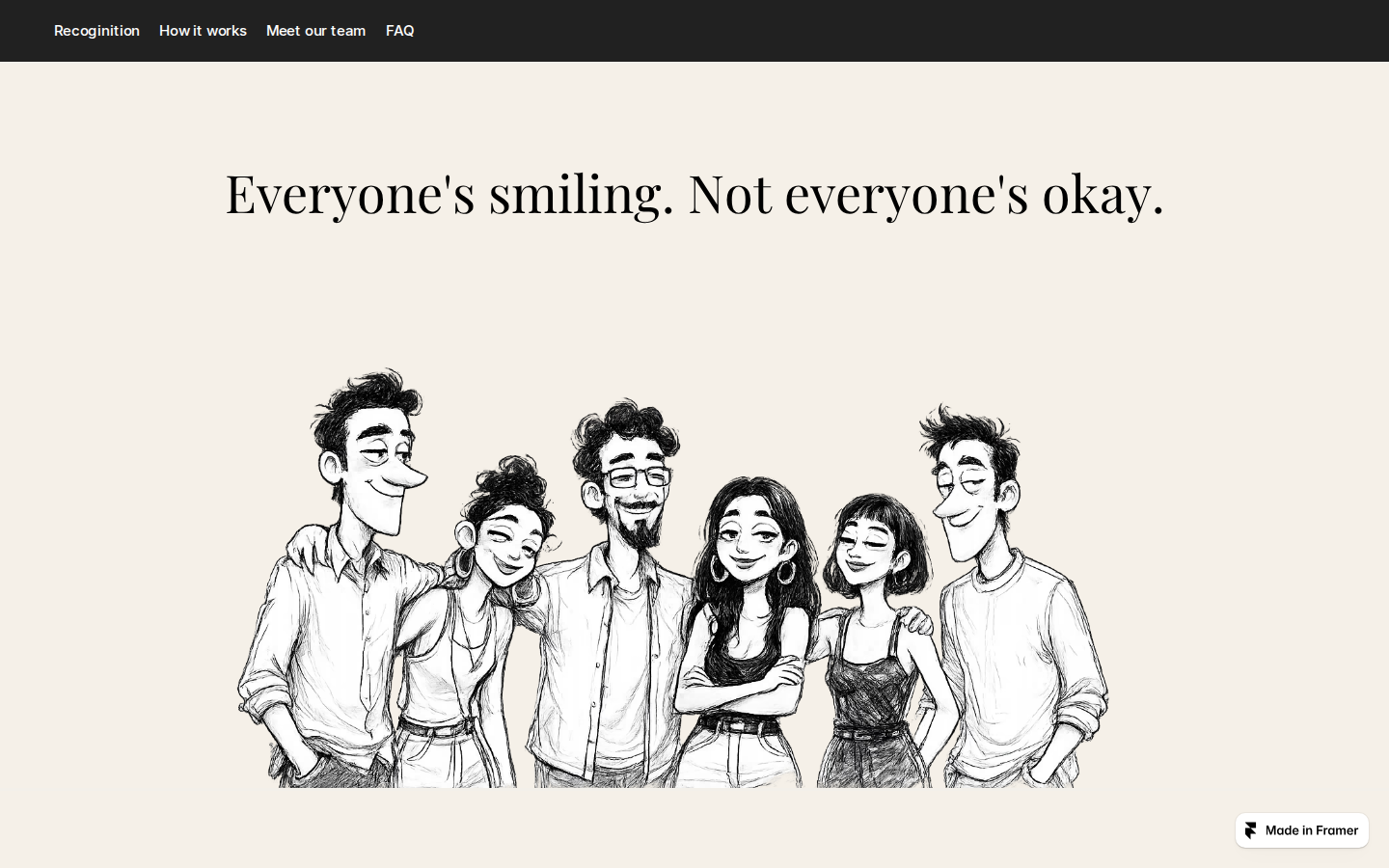 Safe Space template preview