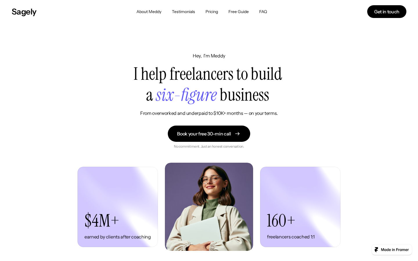 Sagely template preview