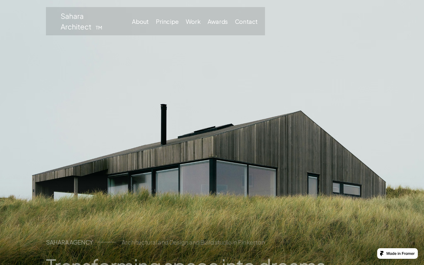 Sahara Architect template preview