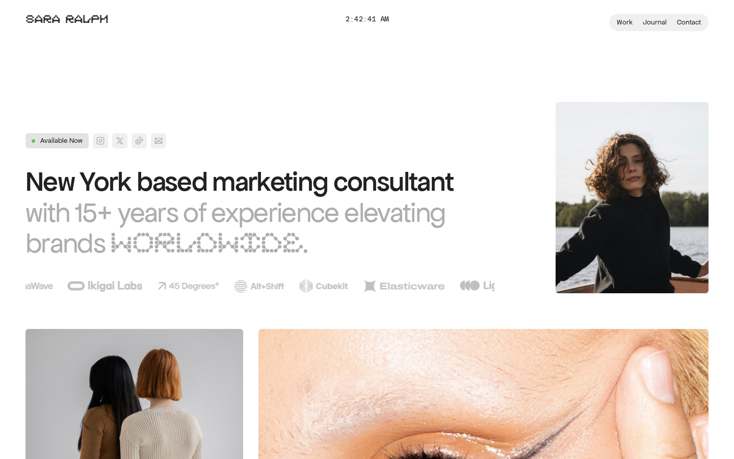 Sara Ralph template preview