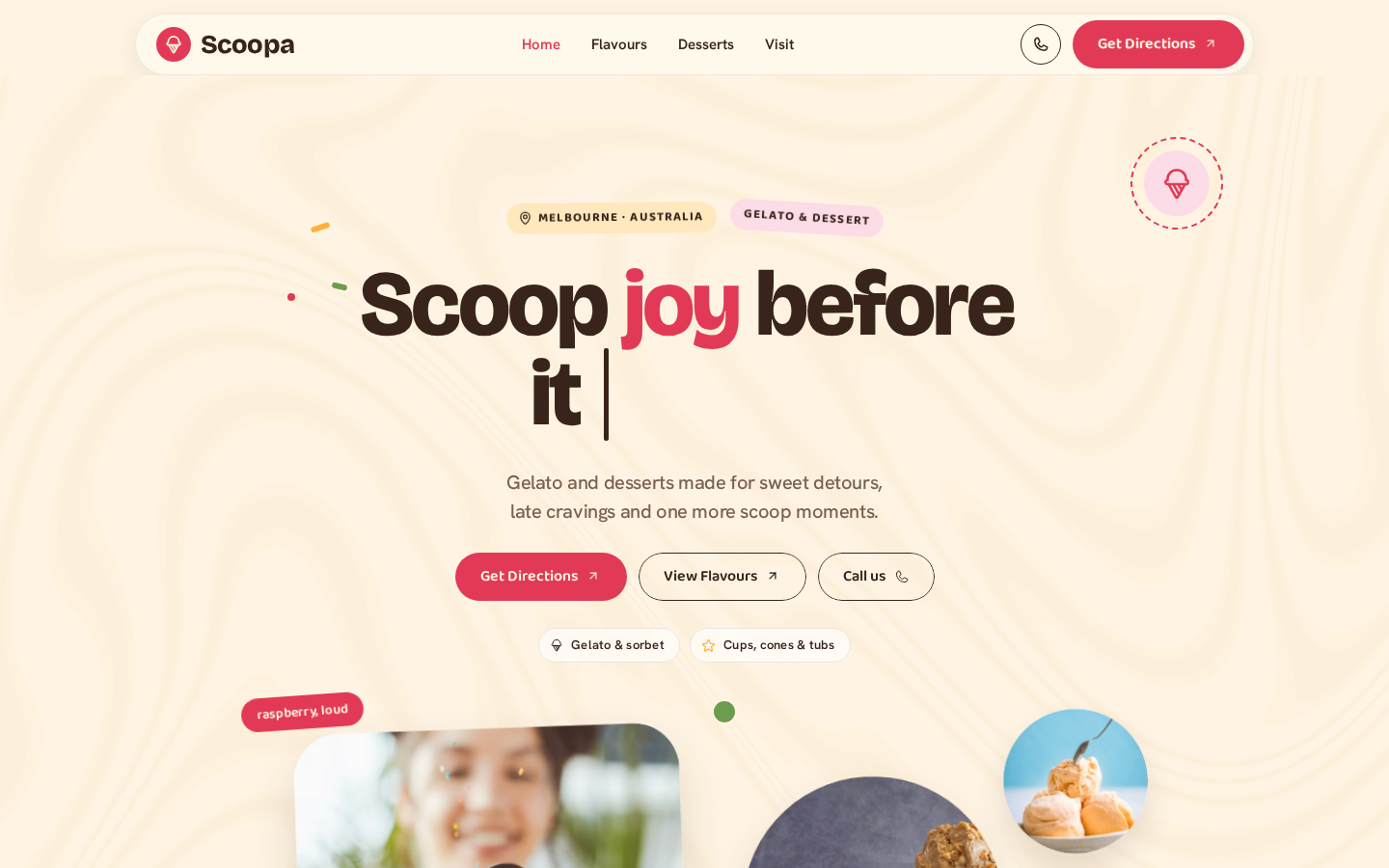 Scoopa template preview