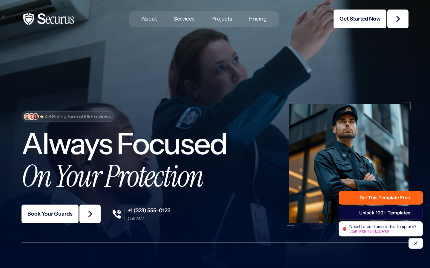 Securus template preview