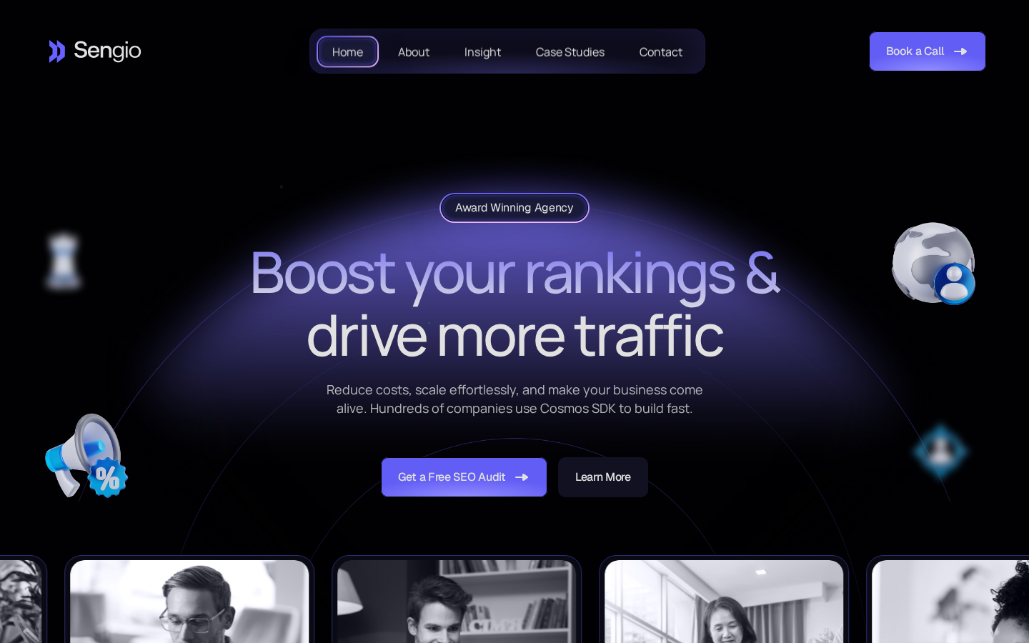 Sengio SEO template preview