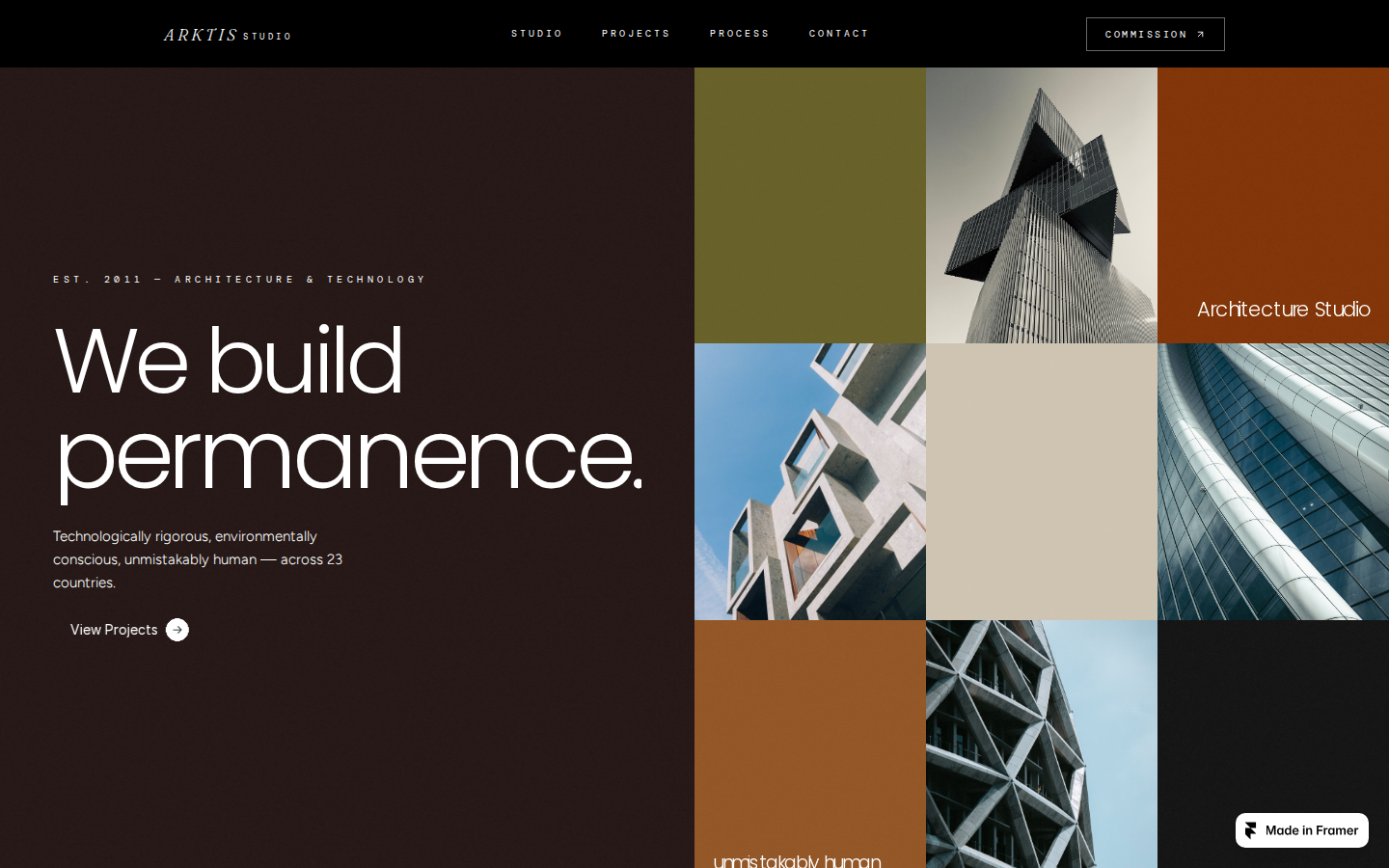 SkyForge Studio template preview