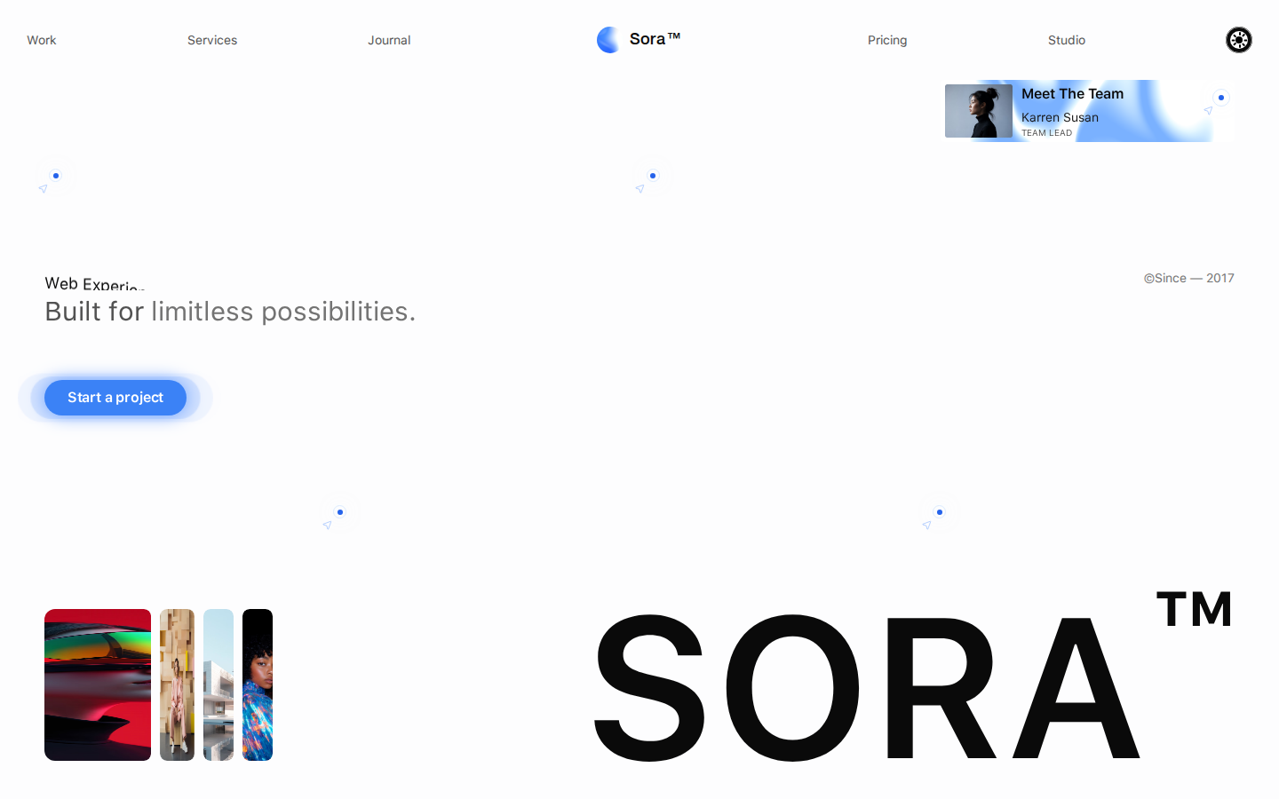 Sora™ Studio template preview