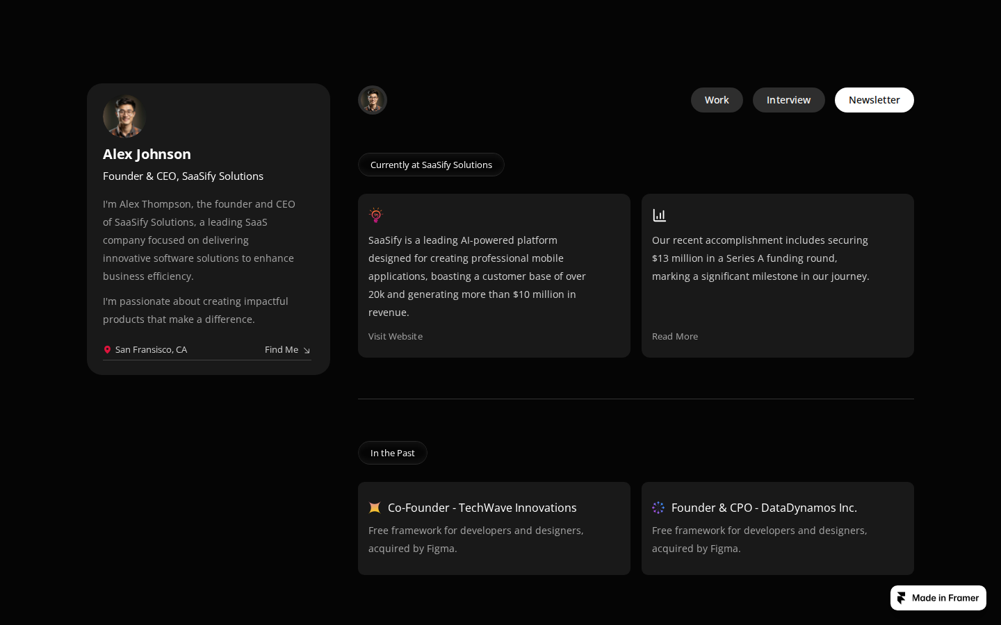 StudioFolio template preview