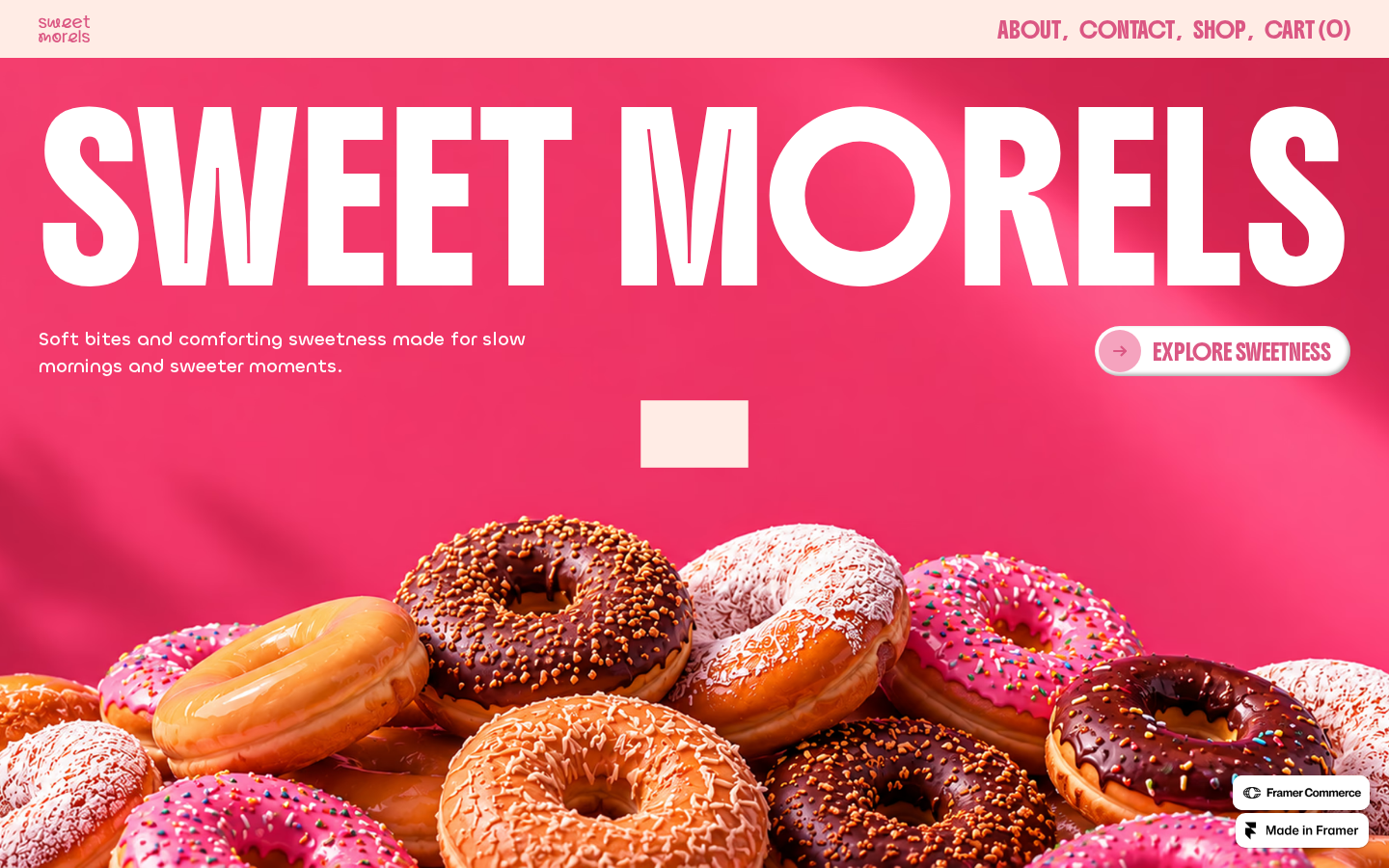 Sweet Morels template preview