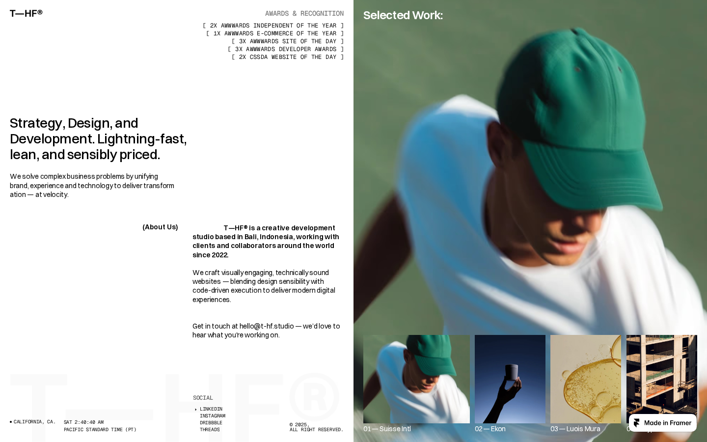 T—HF template preview