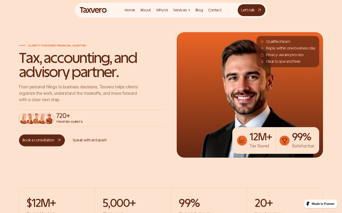 Taxvero template preview