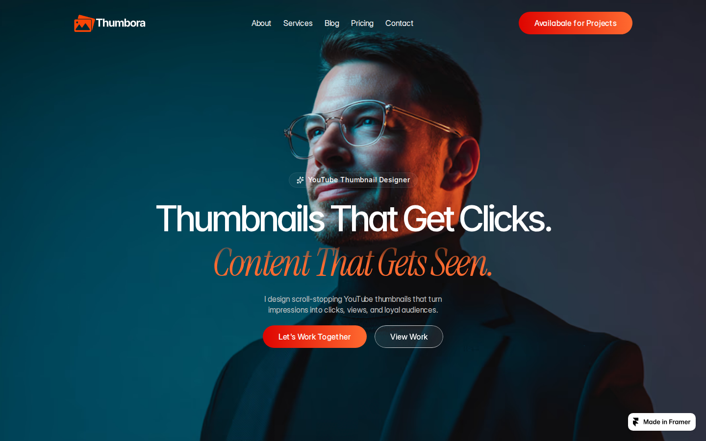 Thumbora template preview