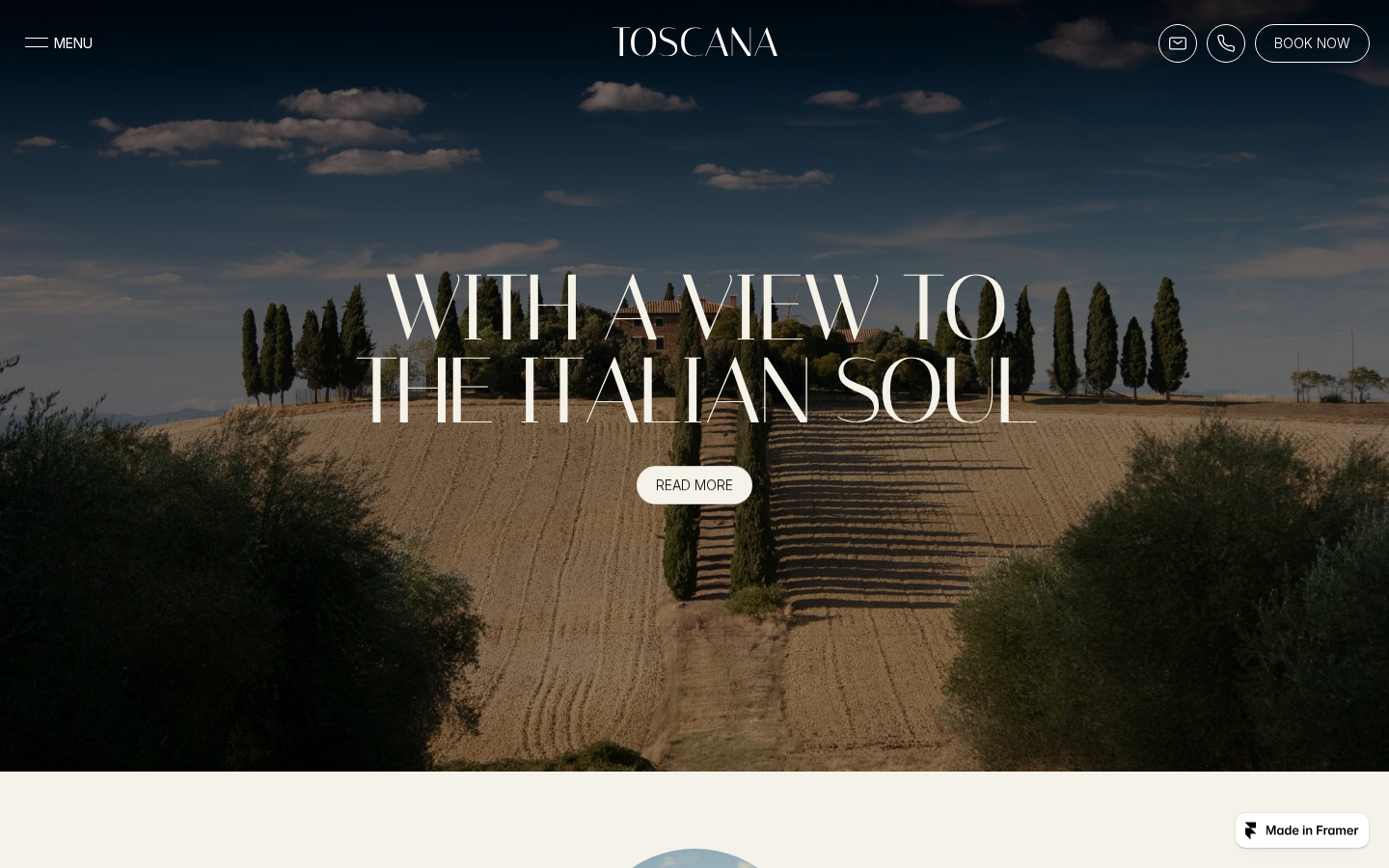 Toscana template preview