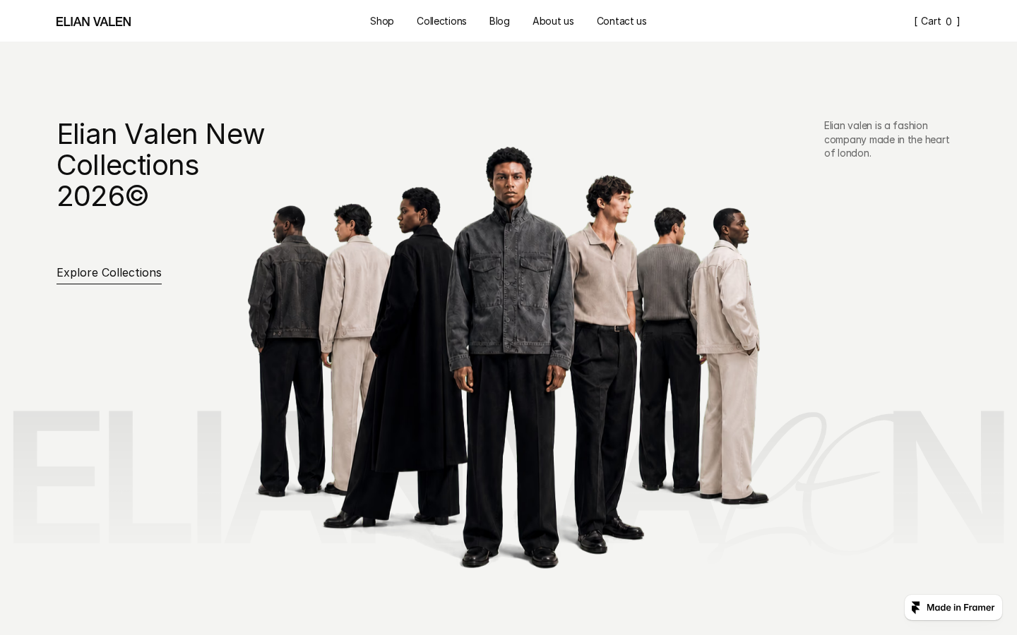 VALEN ECOM template preview