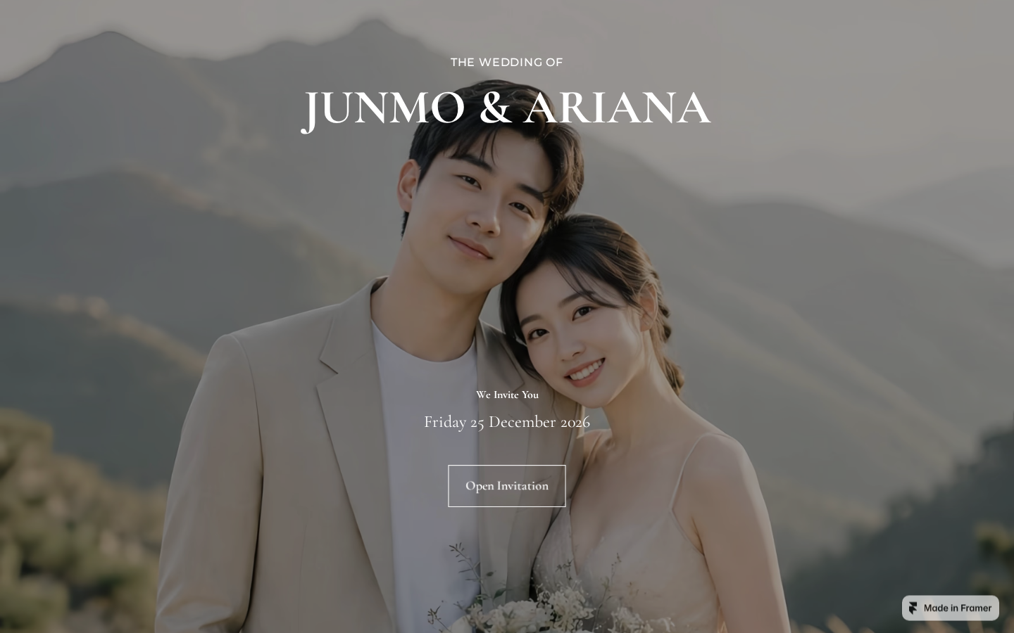 WEDINVIT template preview