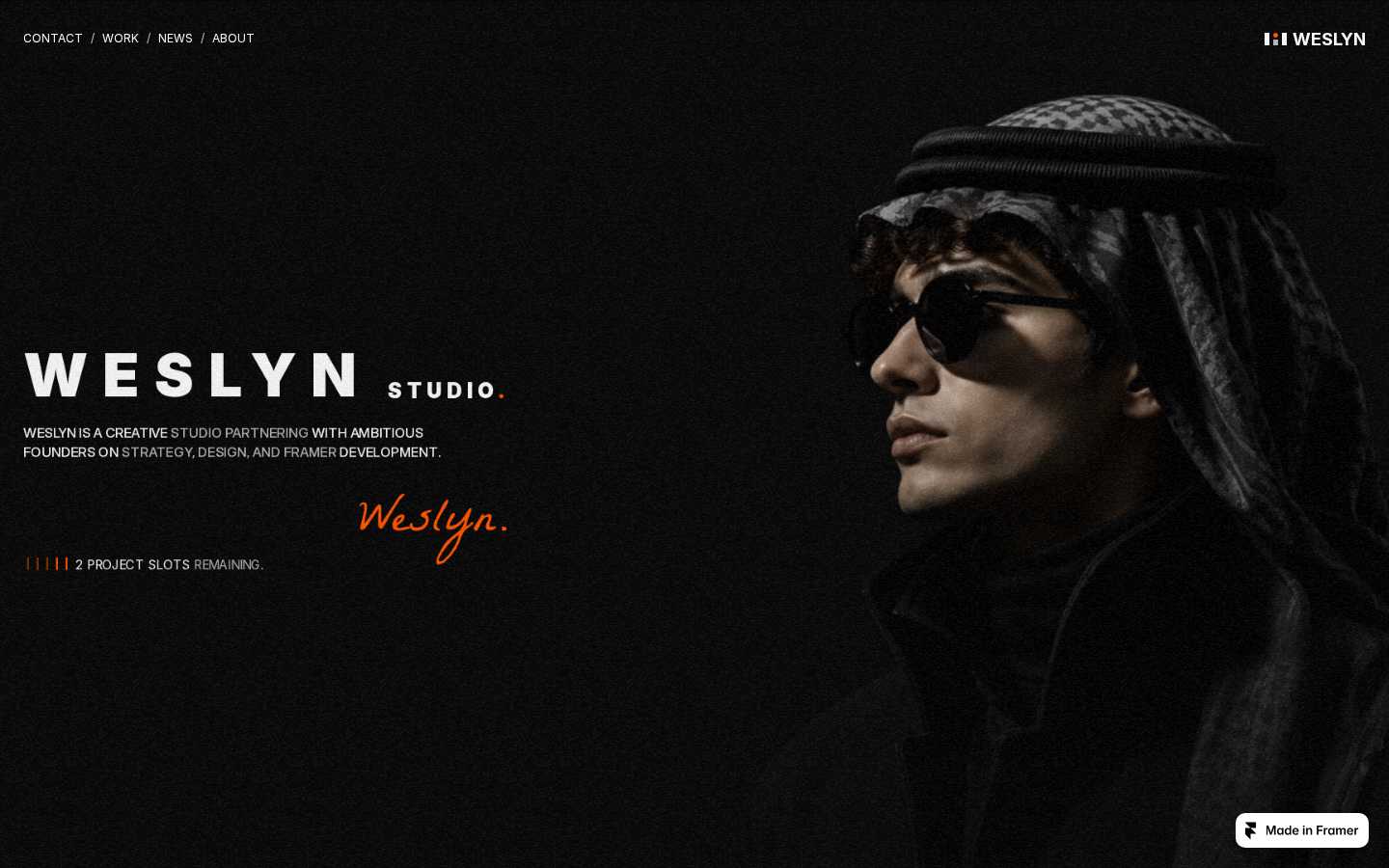 Weslyn template preview