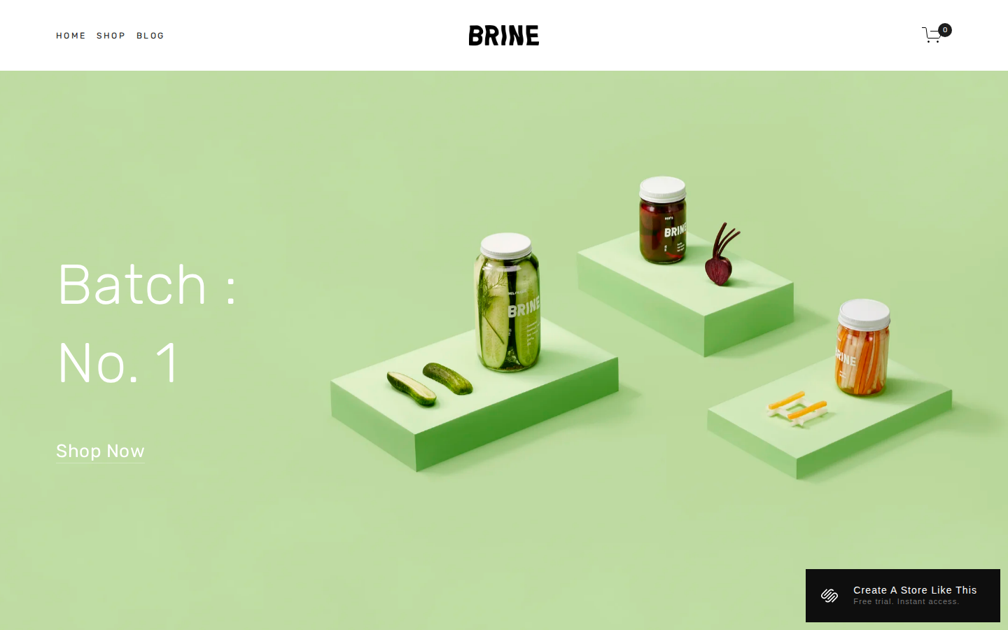 Brine template preview