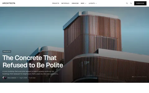 Architecta template preview