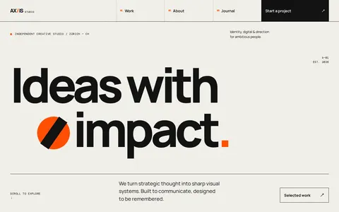 Axis Studio template preview