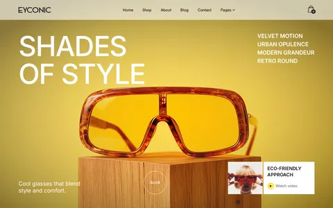 Eyeconic template preview