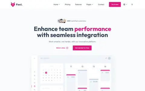 Foxi Pro template preview