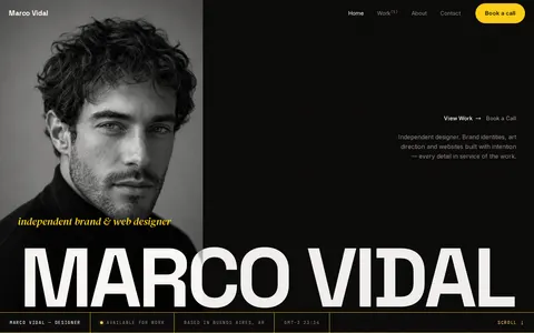 Lambda — Portfolio Template template preview