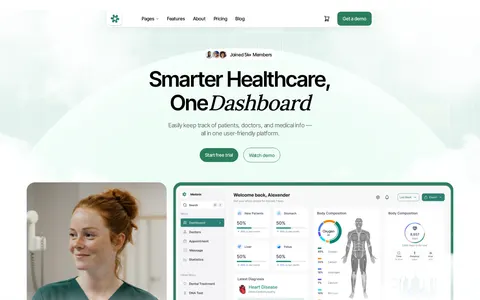 Medonix template preview