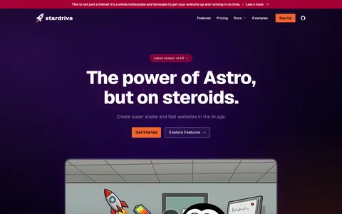 Stardrive template preview