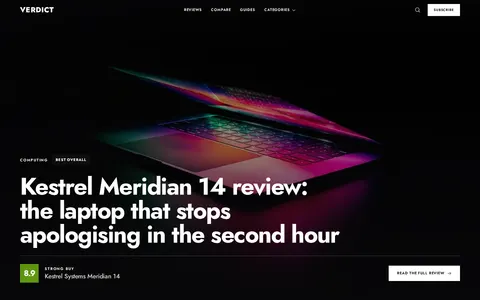 Verdict - Astro Review & Affiliate Theme template preview