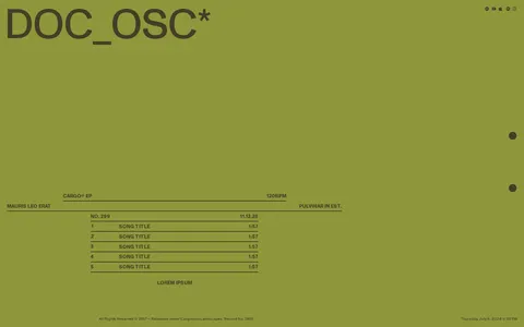 Graphic V583 template preview
