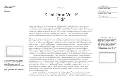 Wireframe J282 template preview
