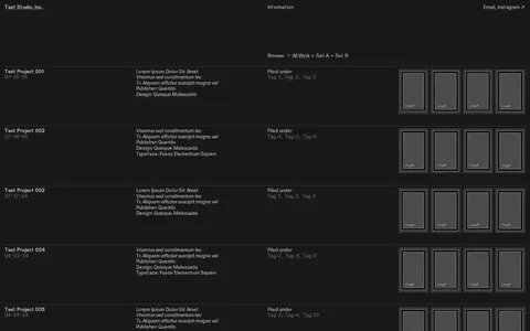 Template Browser template preview