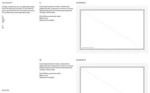 Wireframe A930 template preview