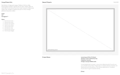 Wireframe K393 template preview