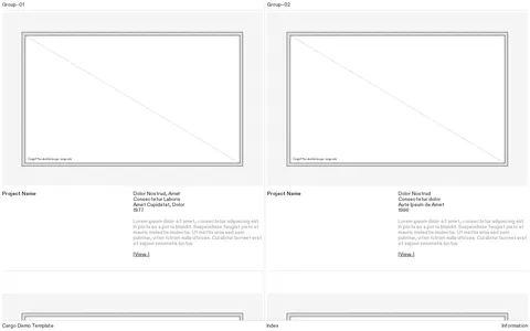 Wireframe G937 template preview