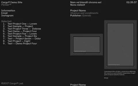 Template Browser template preview