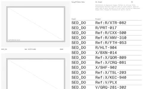 Wireframe P404 template preview