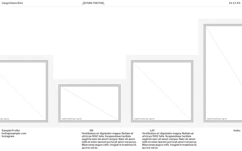 Wireframe Y843 template preview