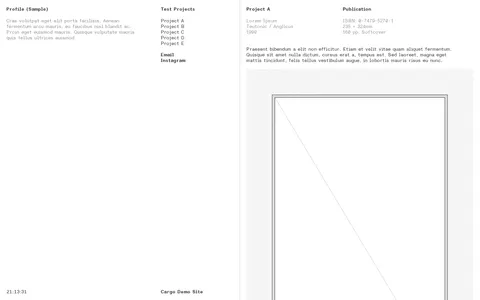 Wireframe G783 template preview