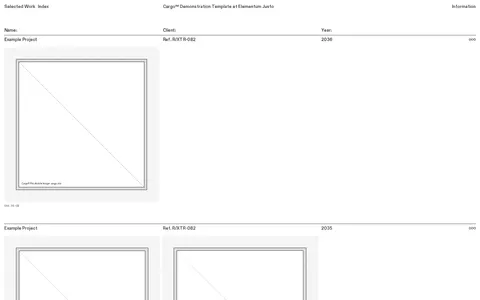 Wireframe E615 template preview