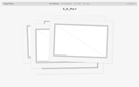Wireframe N340 template preview
