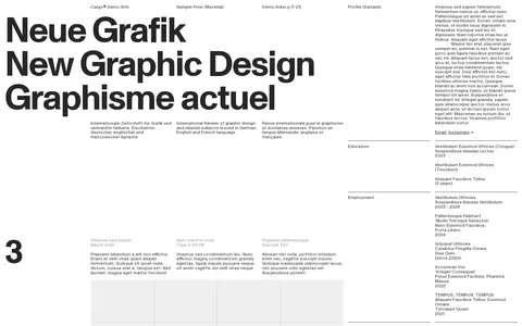 Graphic F947 template preview
