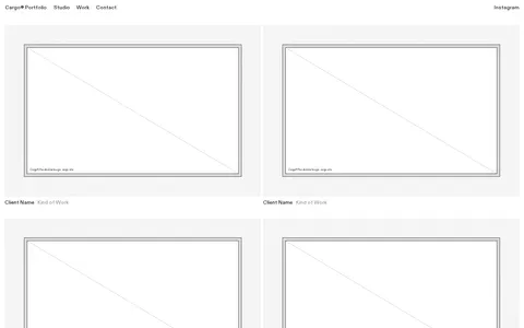 Wireframe G772 template preview