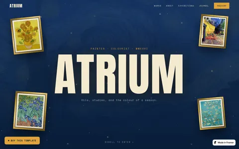 Aatrium template preview