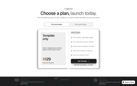 Aeon template preview