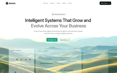 Aeonex Enterprise template preview