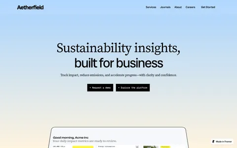 Aetherfield Template template preview