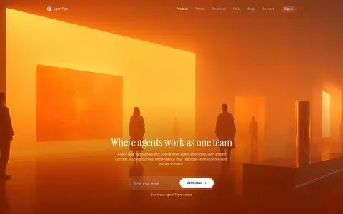 AgentType template preview