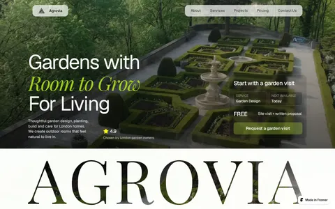 Agrovia template preview