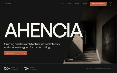 Ahencia template preview