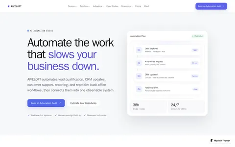 AIVELOFT V2 template preview